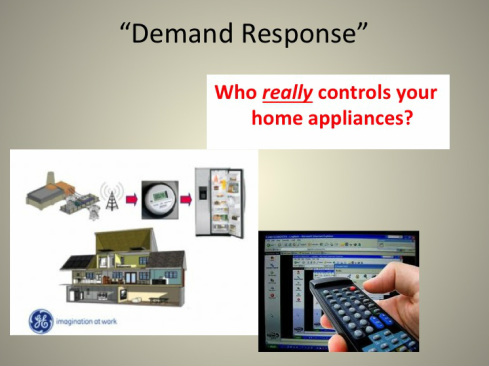 Demand Respose controlling home appliances
